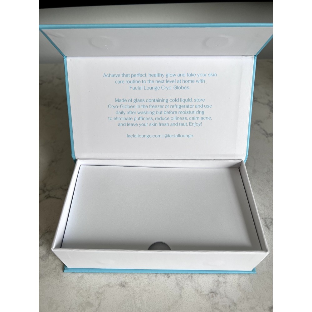 NEW Facial Lounge Cryo Globes Cryotherapy Cold Ice Roller Face Body Treatment - Picture 4 of 5
